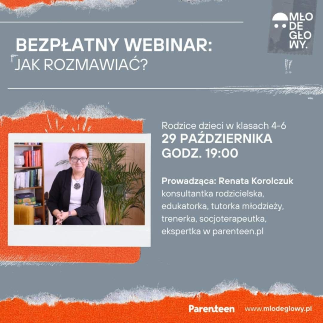 Bezp�atny webinar dla rodzic�w w ramach Programu Godzina dla M�odych G��w