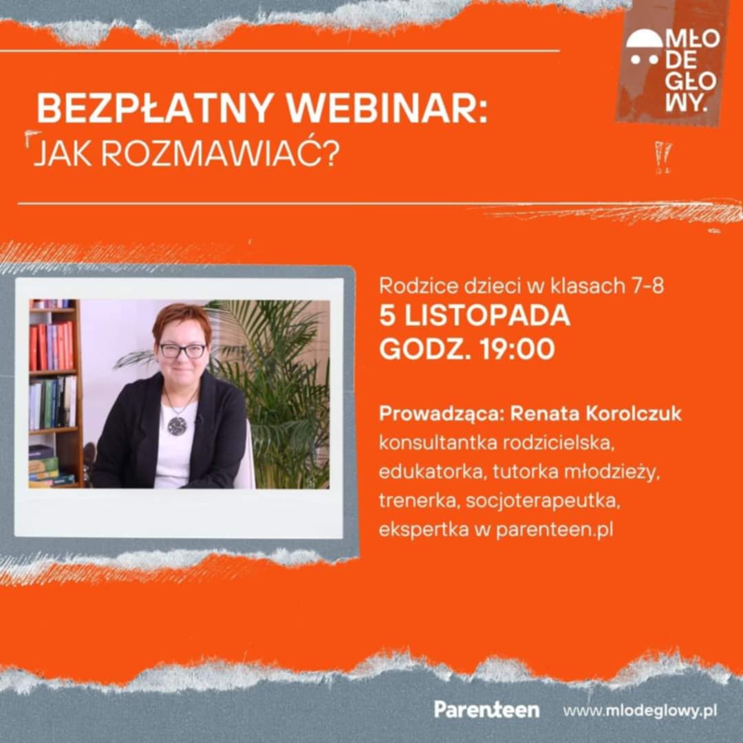 Bezp�atny webinar dla rodzic�w w ramach Programu Godzina dla M�odych G��w