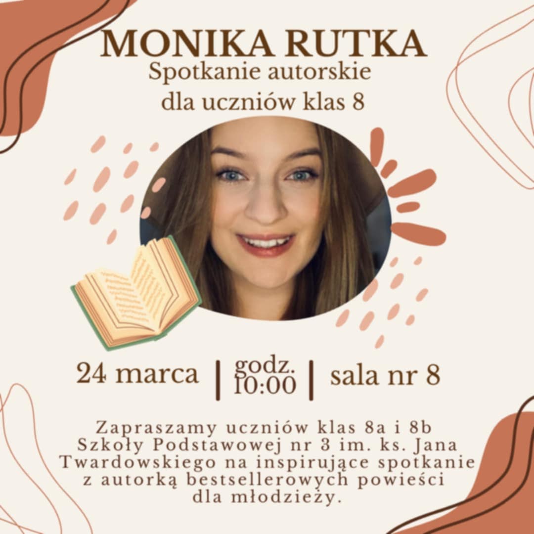 Spotkanie z pisark� Monik� Rutk�