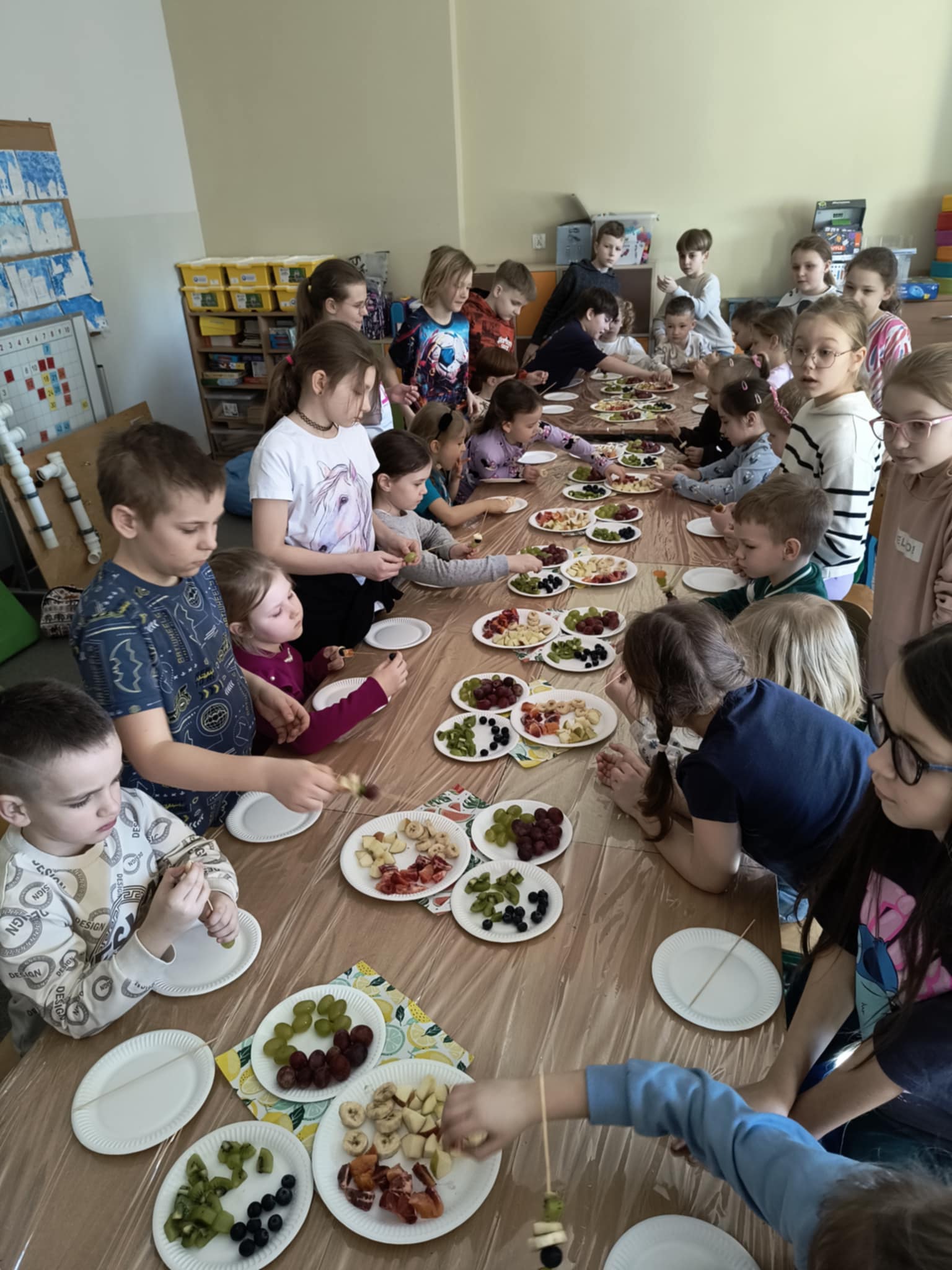 Spotkanie z przedszkolakami z Niepublicznego Przedszkola Geometryczny �wiat