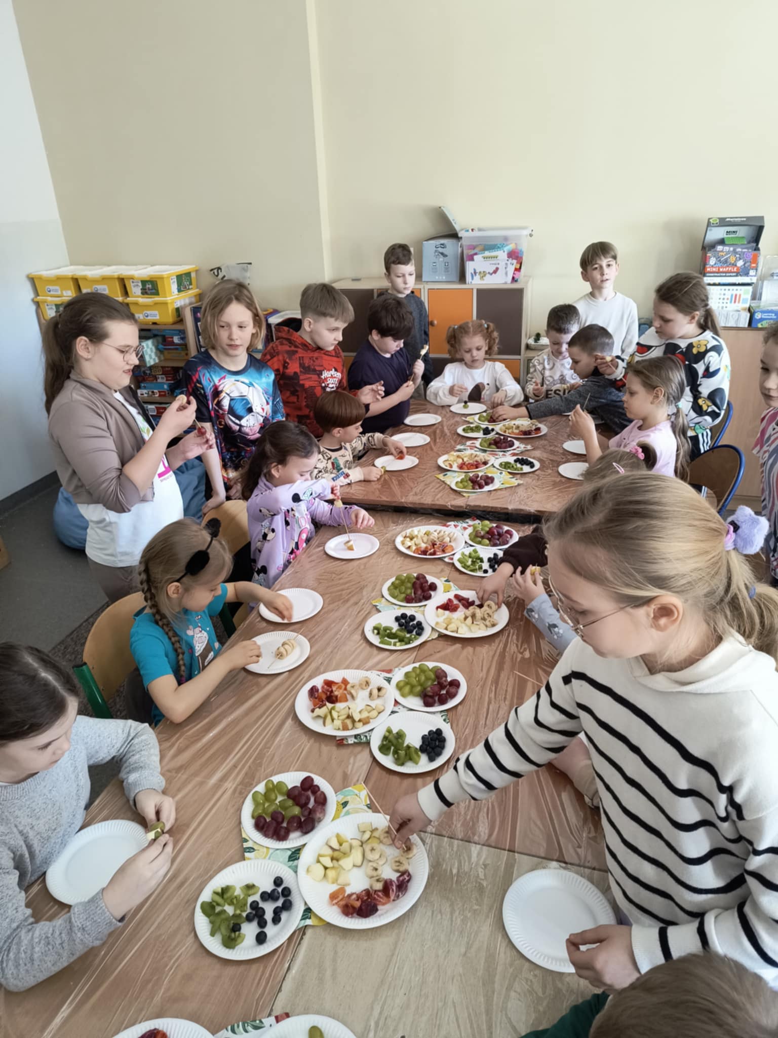 Spotkanie z przedszkolakami z Niepublicznego Przedszkola Geometryczny �wiat