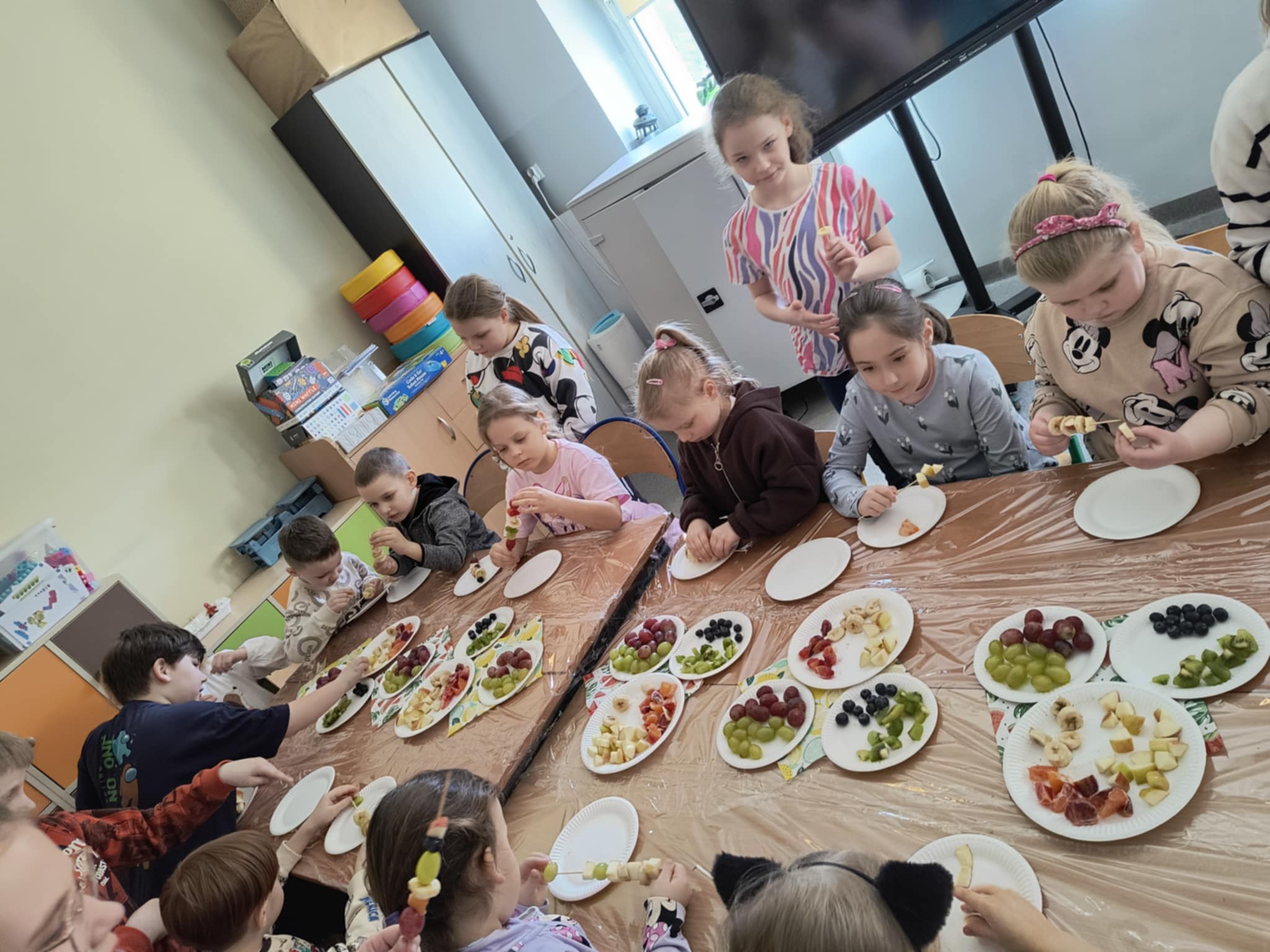Spotkanie z przedszkolakami z Niepublicznego Przedszkola Geometryczny �wiat