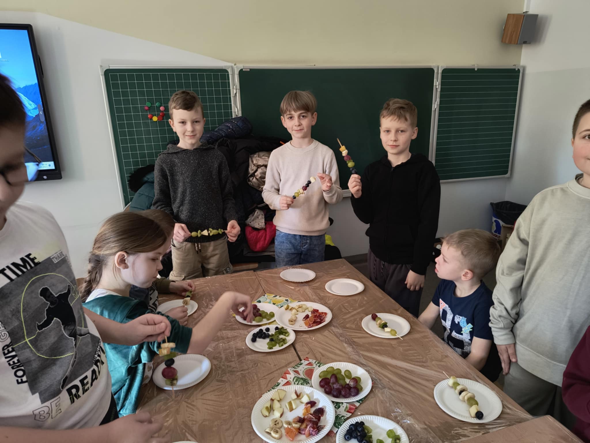 Spotkanie z przedszkolakami z Niepublicznego Przedszkola Geometryczny �wiat