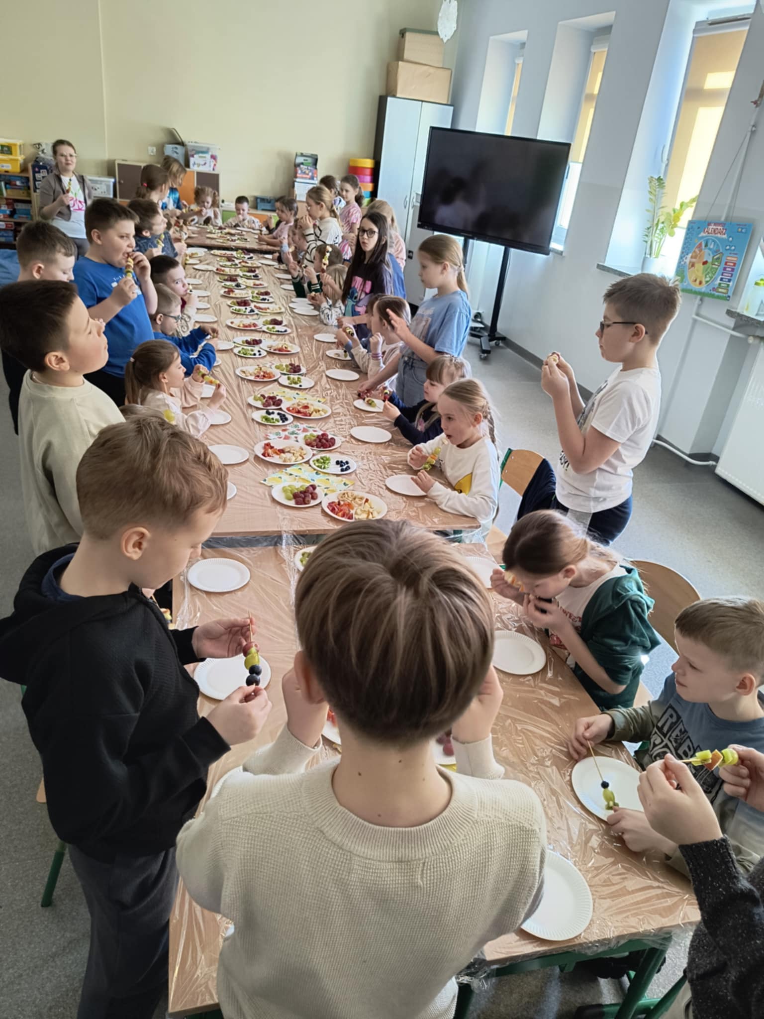 Spotkanie z przedszkolakami z Niepublicznego Przedszkola Geometryczny �wiat