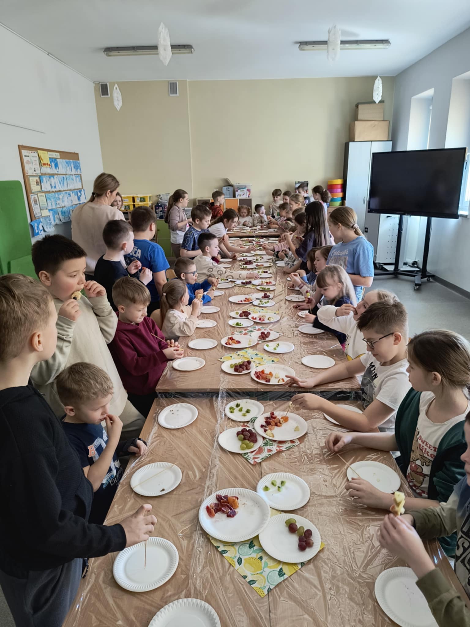 Spotkanie z przedszkolakami z Niepublicznego Przedszkola Geometryczny �wiat