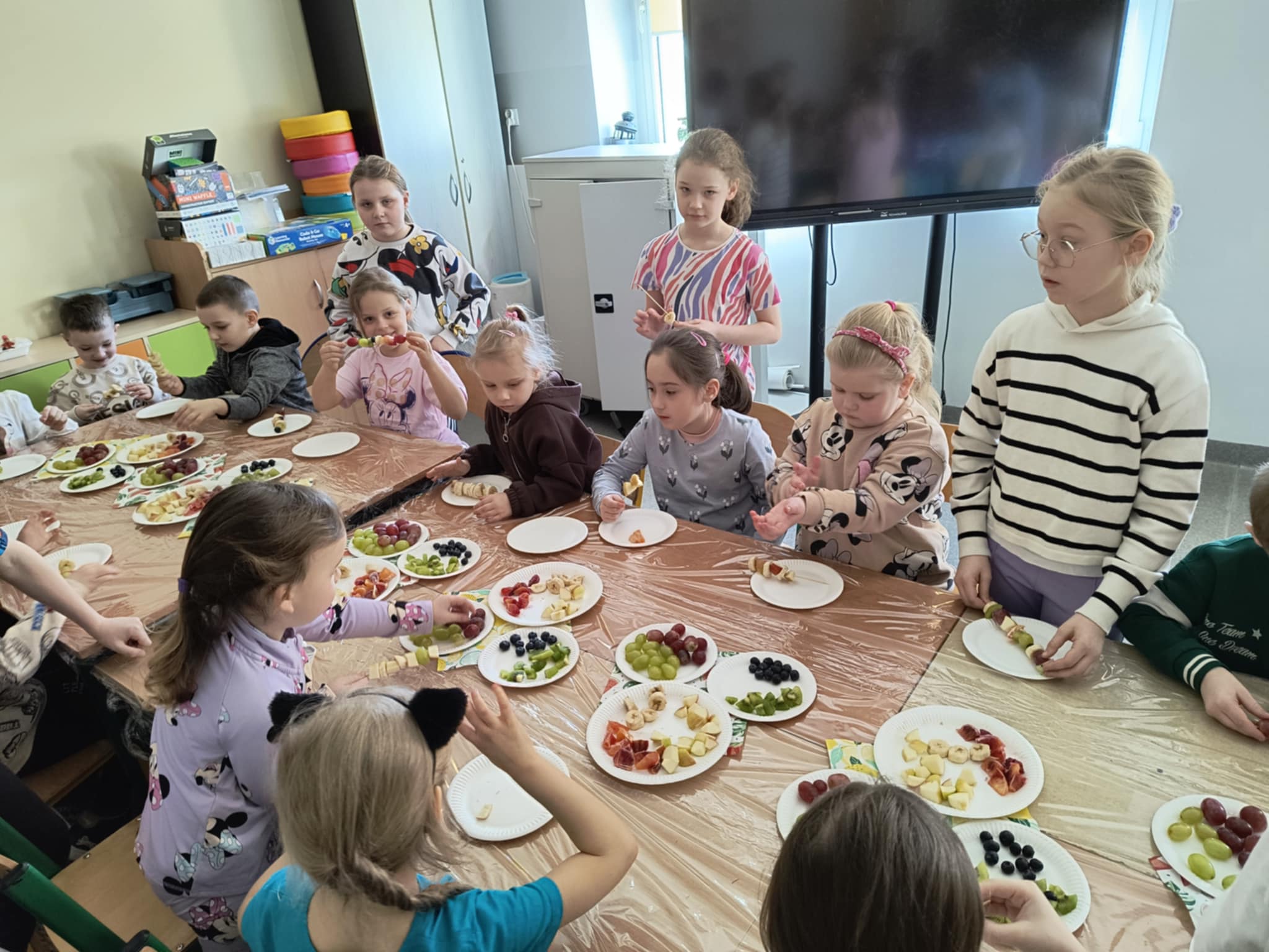 Spotkanie z przedszkolakami z Niepublicznego Przedszkola Geometryczny �wiat