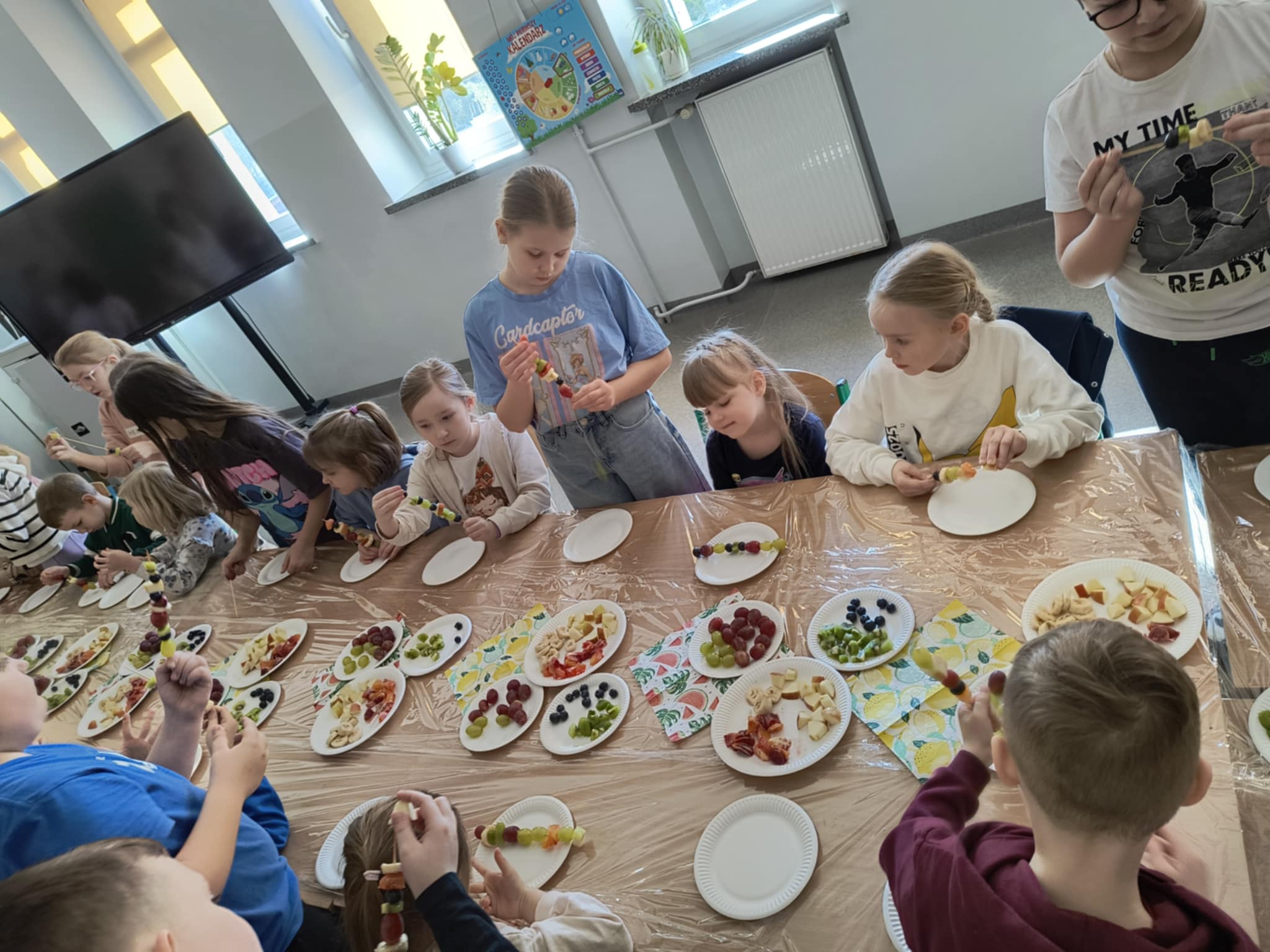 Spotkanie z przedszkolakami z Niepublicznego Przedszkola Geometryczny �wiat