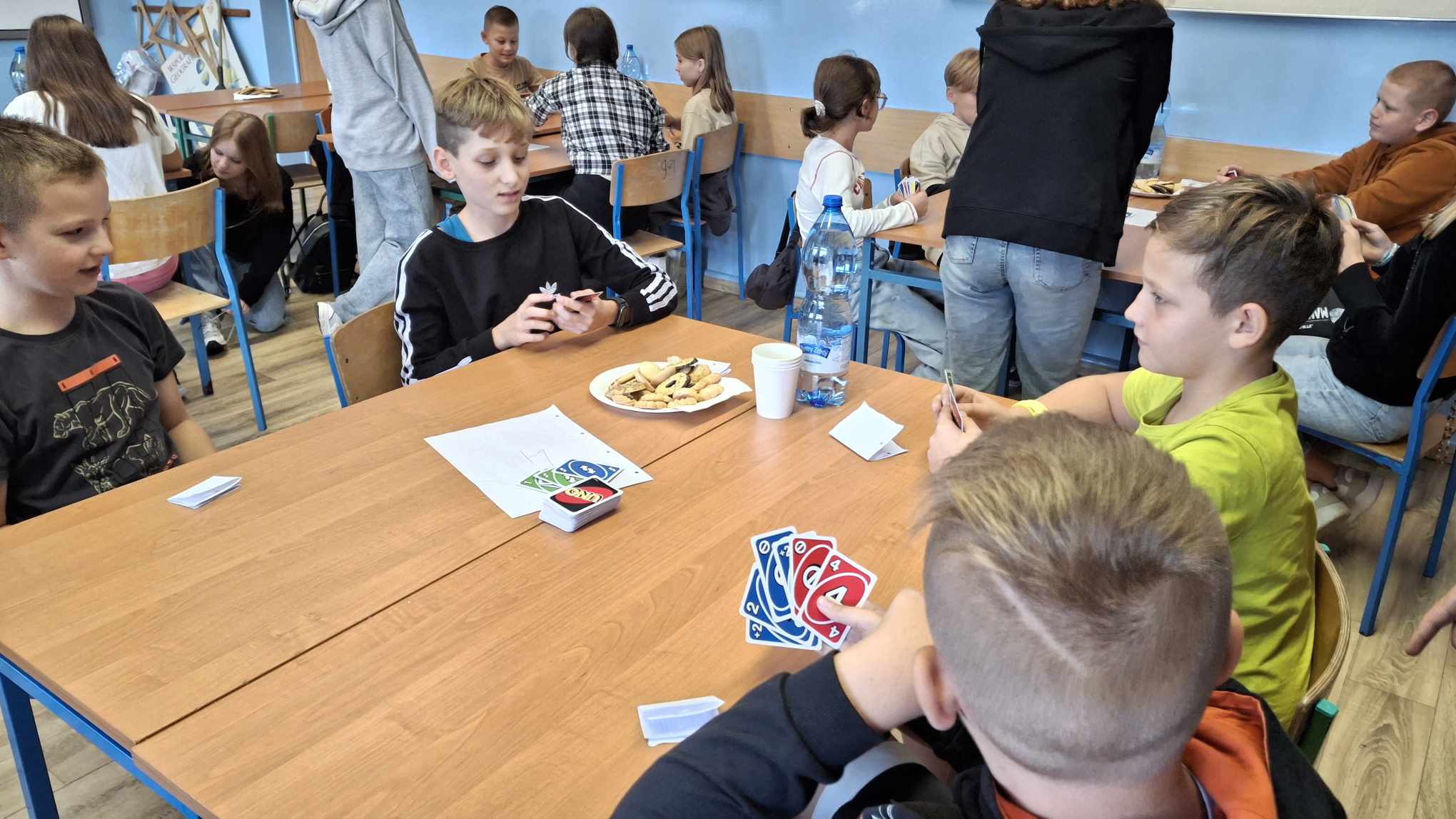 Szkolny Turniej Gry w UNO - akcja 8a