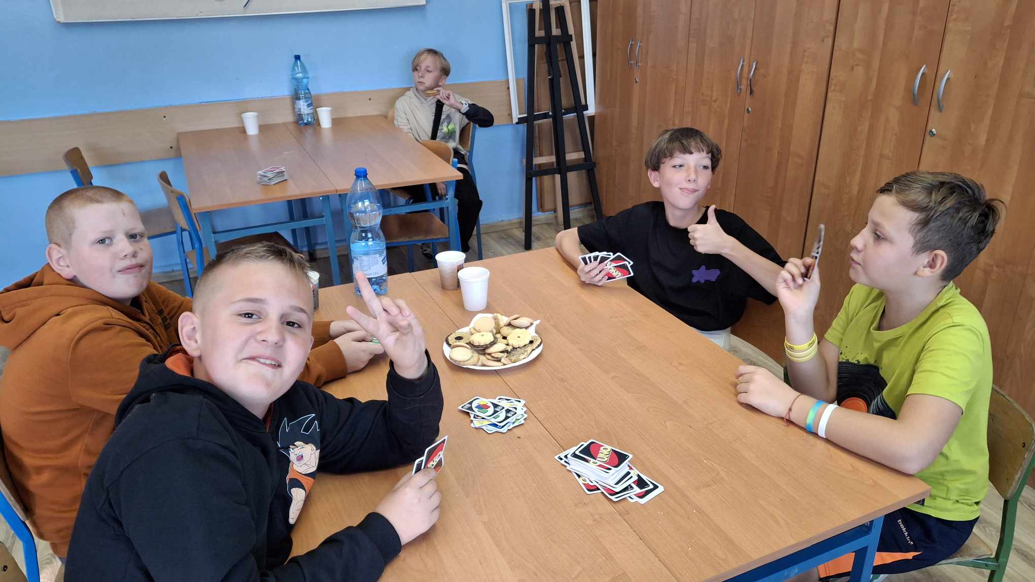 Szkolny Turniej Gry w UNO - akcja 8a