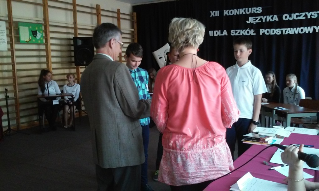 XII Gminny Konkurs J�zyka Ojczystego