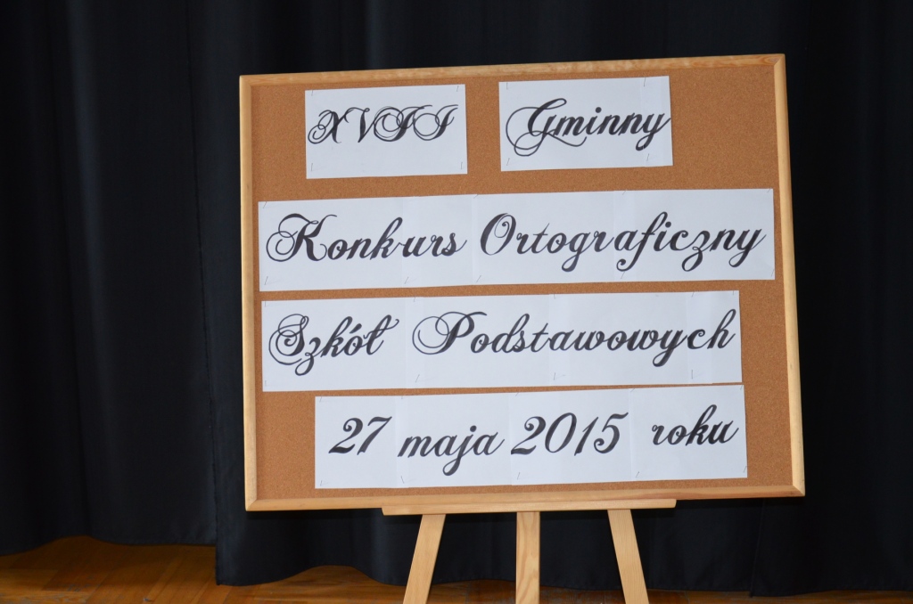 XVII Gminny Konkurs Ortograficzny Szk� Podstawowych
