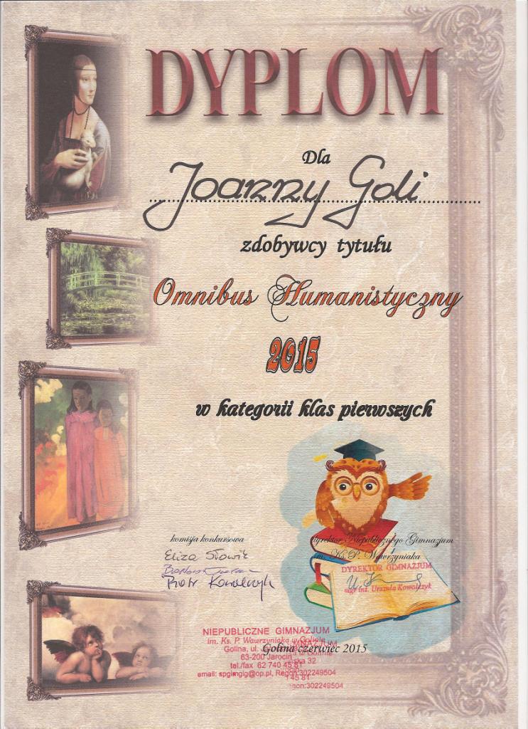 V Powiatowy Konkurs 
