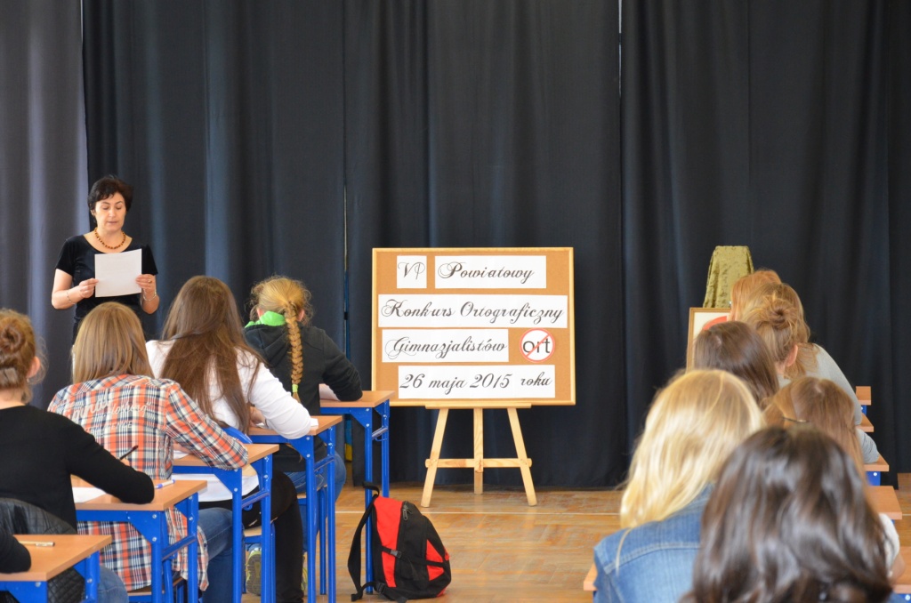 VI Powiatowy Konkurs Ortograficzny Gimnazjalist�w