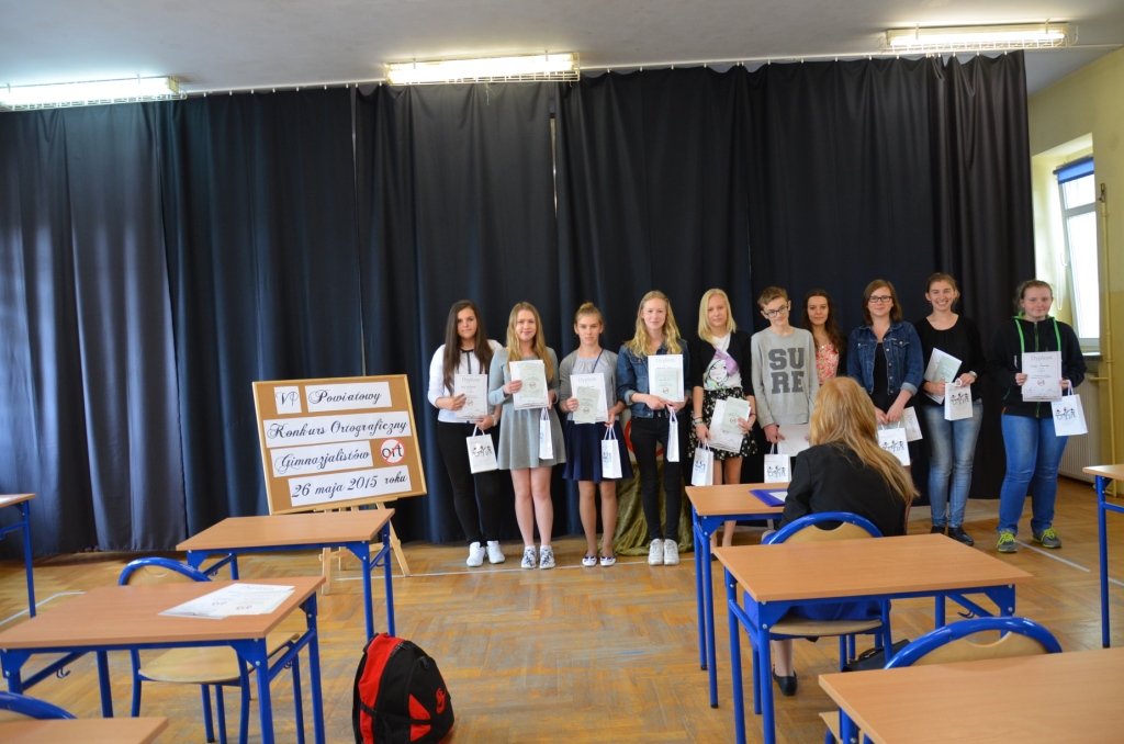 VI Powiatowy Konkurs Ortograficzny Gimnazjalist�w