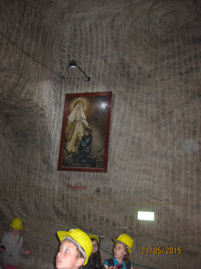 Wycieczka uczni�w klasy IV do kopalni soli w K�odawie