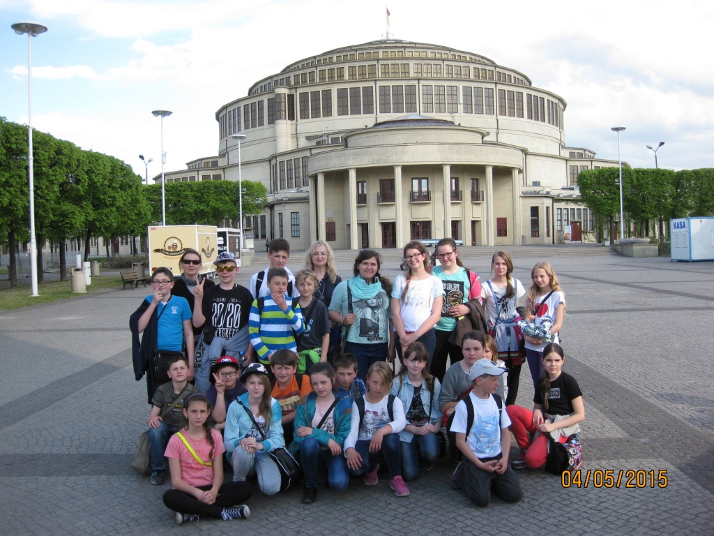 Wycieczka uczni�w klasy V do Wroc�awia