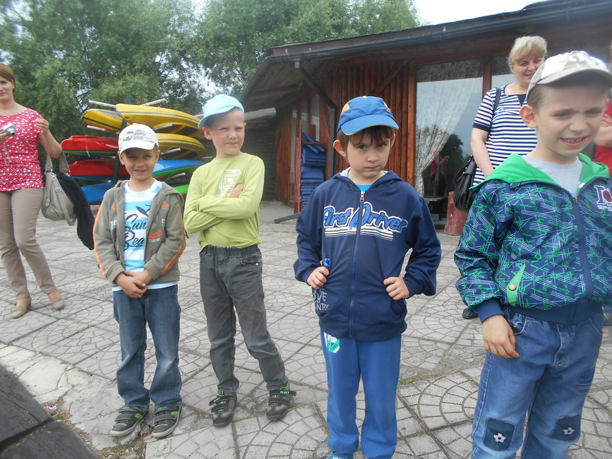 Wycieczka uczni�w klasy zero do Ko�ciana