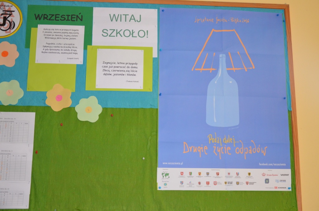 Apel po�wi�cony akcji Sprz�tanie �wiata 2016