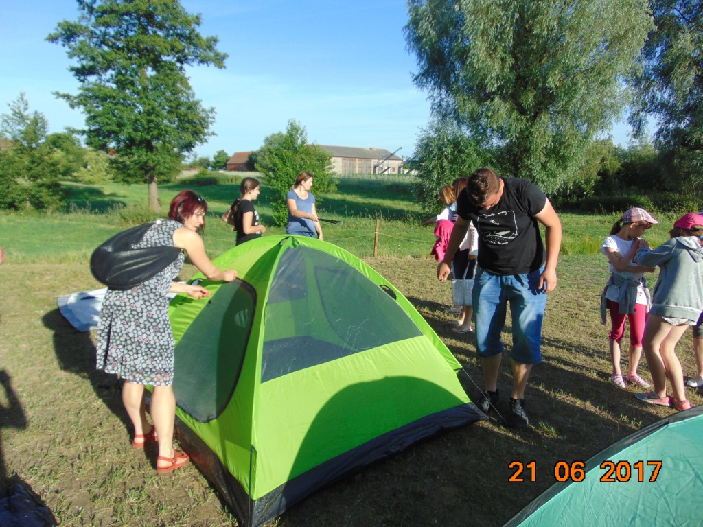 Biwak pod namiotam - klasa IV