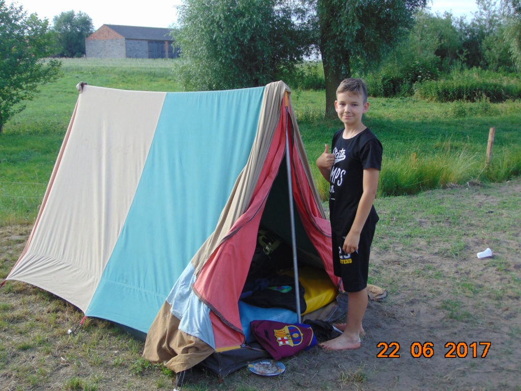 Biwak pod namiotam - klasa IV