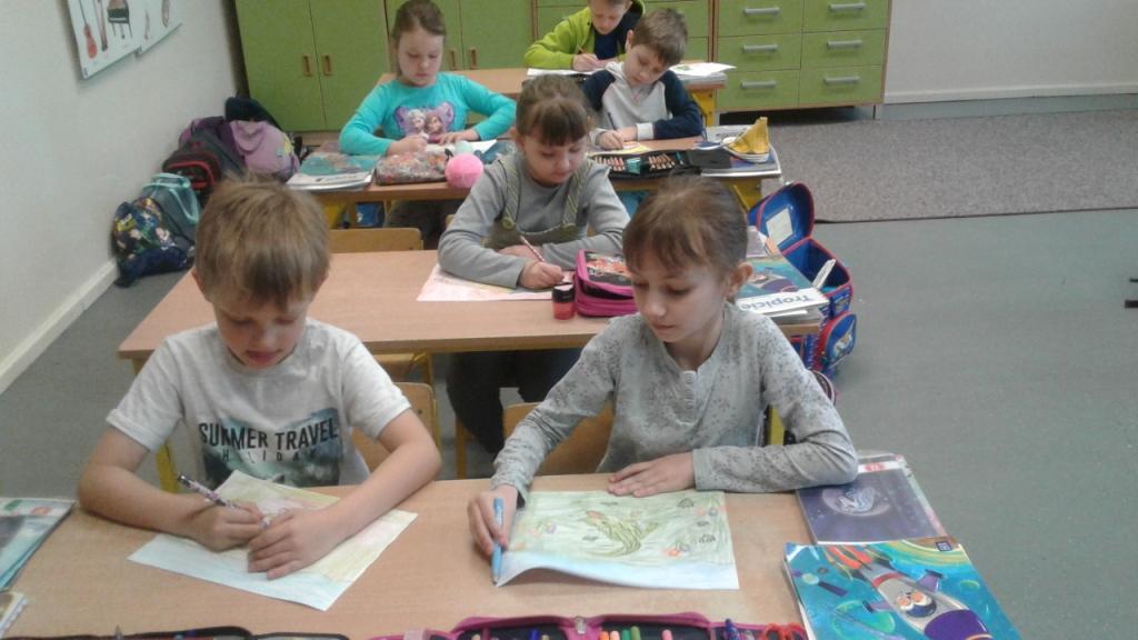 Kolejna akcja Czytanie na dywanie w klasie pierwszej