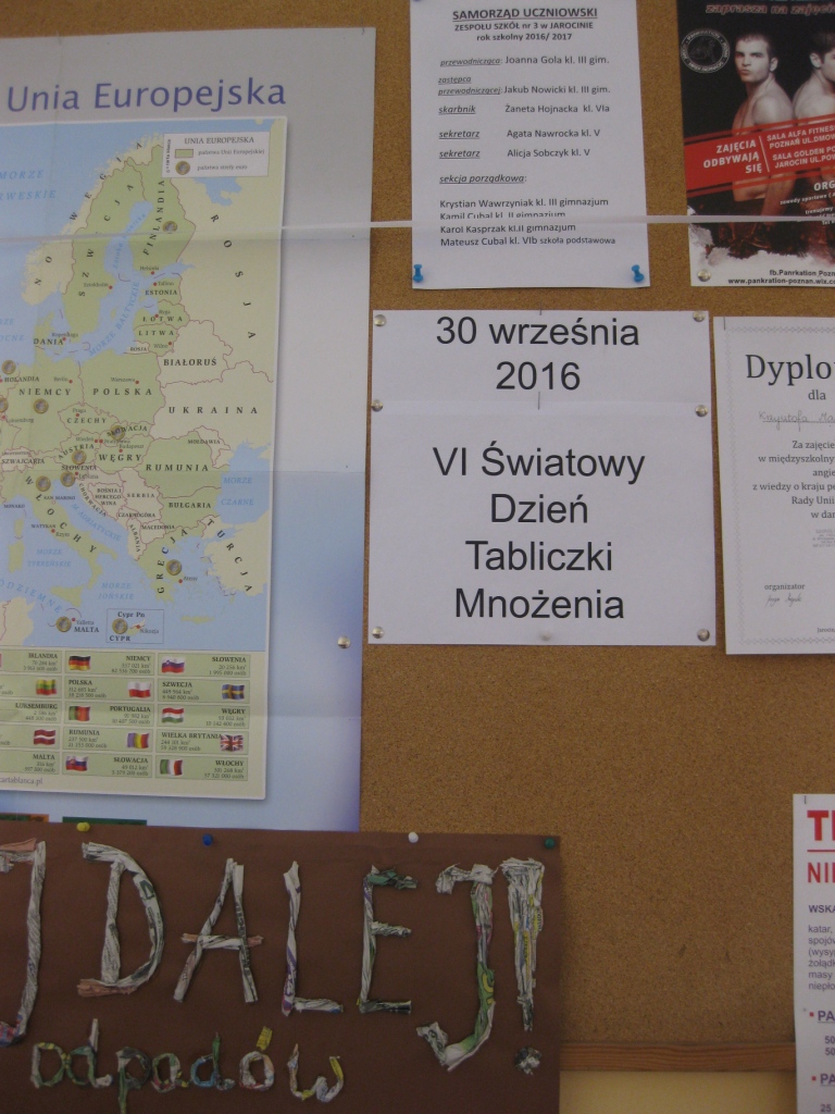 �wiatowy Dzie� Tabliczki Mno�enia 2016