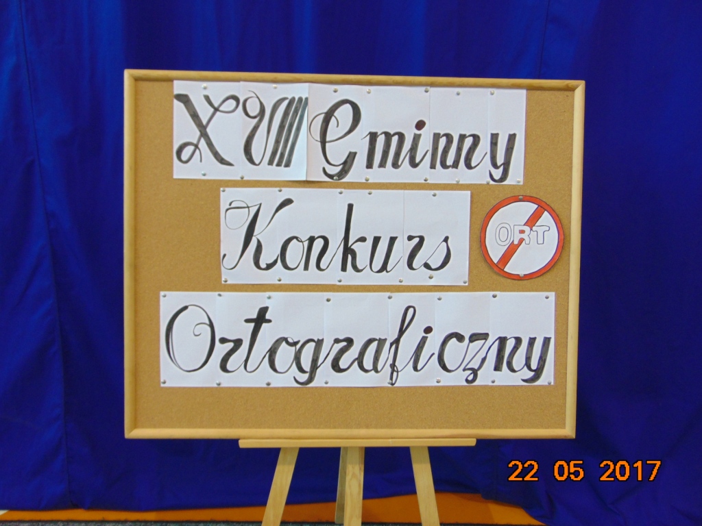 XVIII Gminny Konkurs Ortograficzny Szk� Podstawowych