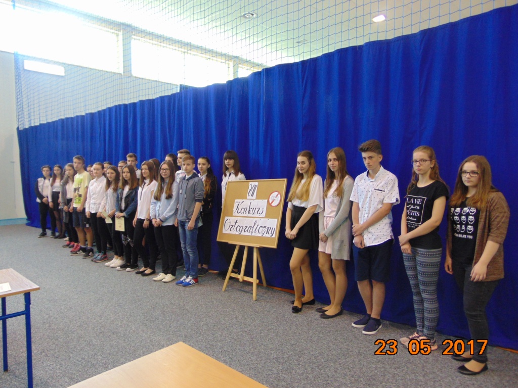 VII Powiatowy Konkurs Ortograficzny Gimnazjalist�w