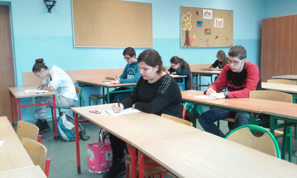 Wojew�dzki Konkurs J�zyka Polskiego dla uczni�w gimnazjum 2016 - etap szkolny
