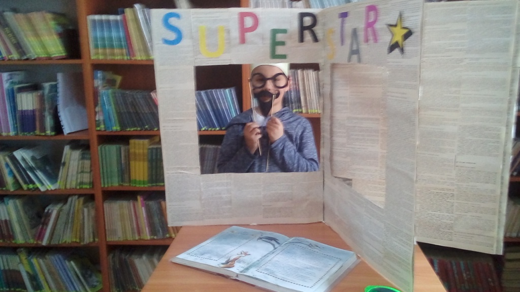 Udzia� uczni�w klasy IIb szko�y podstawowej w lekcji bibliotecznej