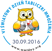Logo VI �wiatowego Dnia Tabliczki Mno�enia