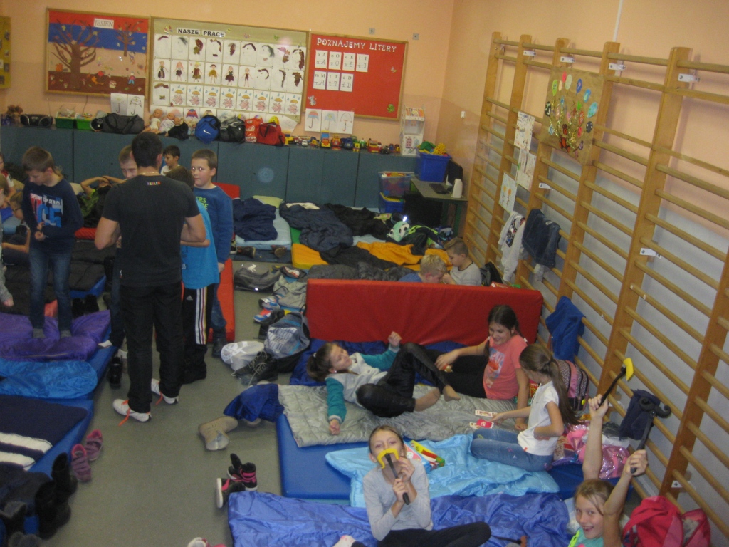 Akcja Noc w szkole - klasa 4 SP