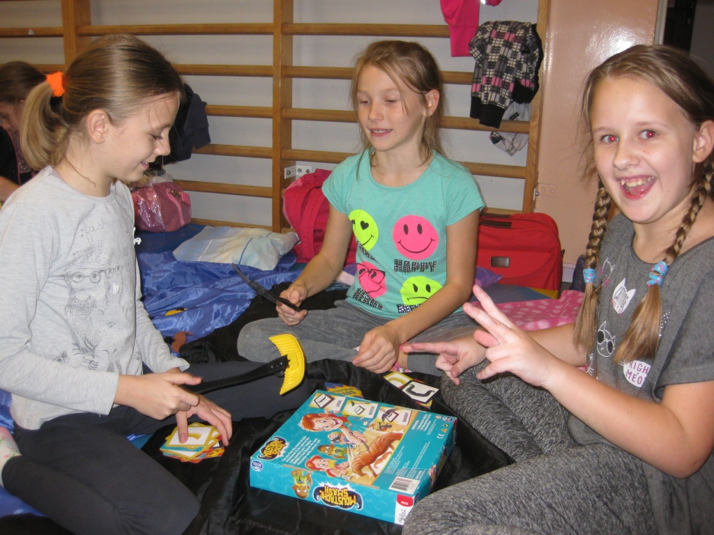 Akcja Noc w szkole - klasa 4 SP