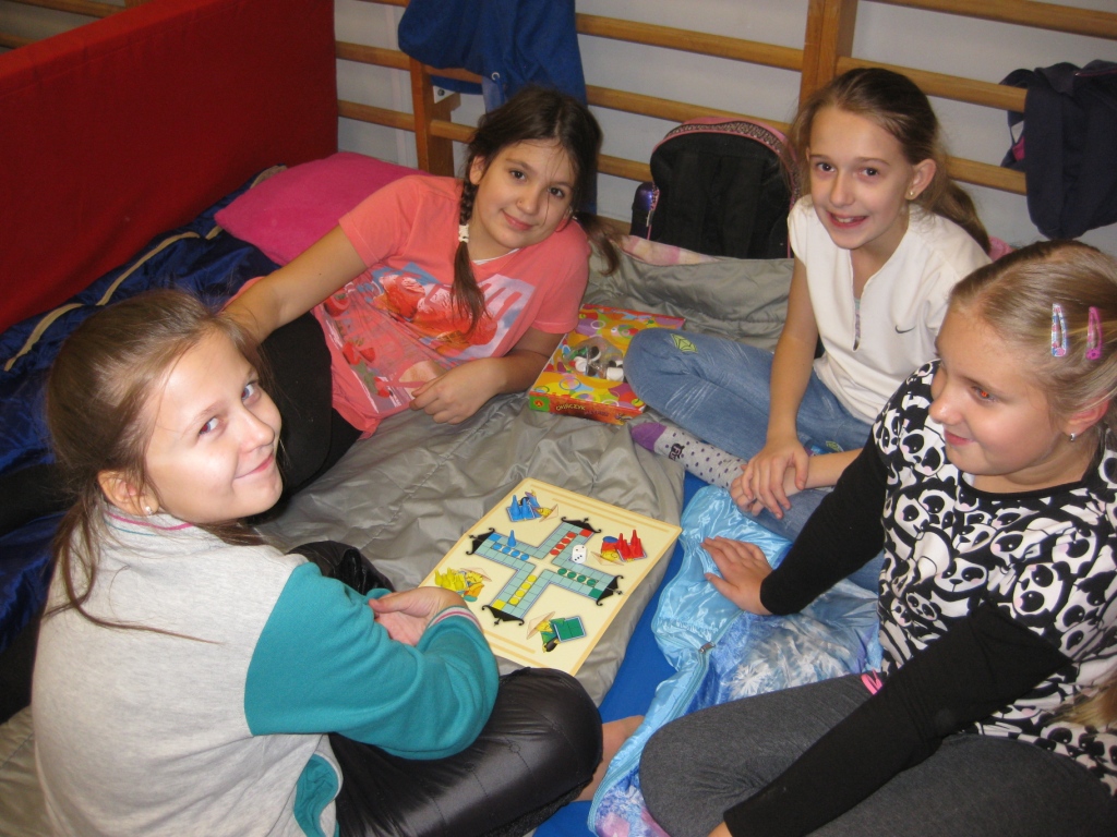 Akcja Noc w szkole - klasa 4 SP