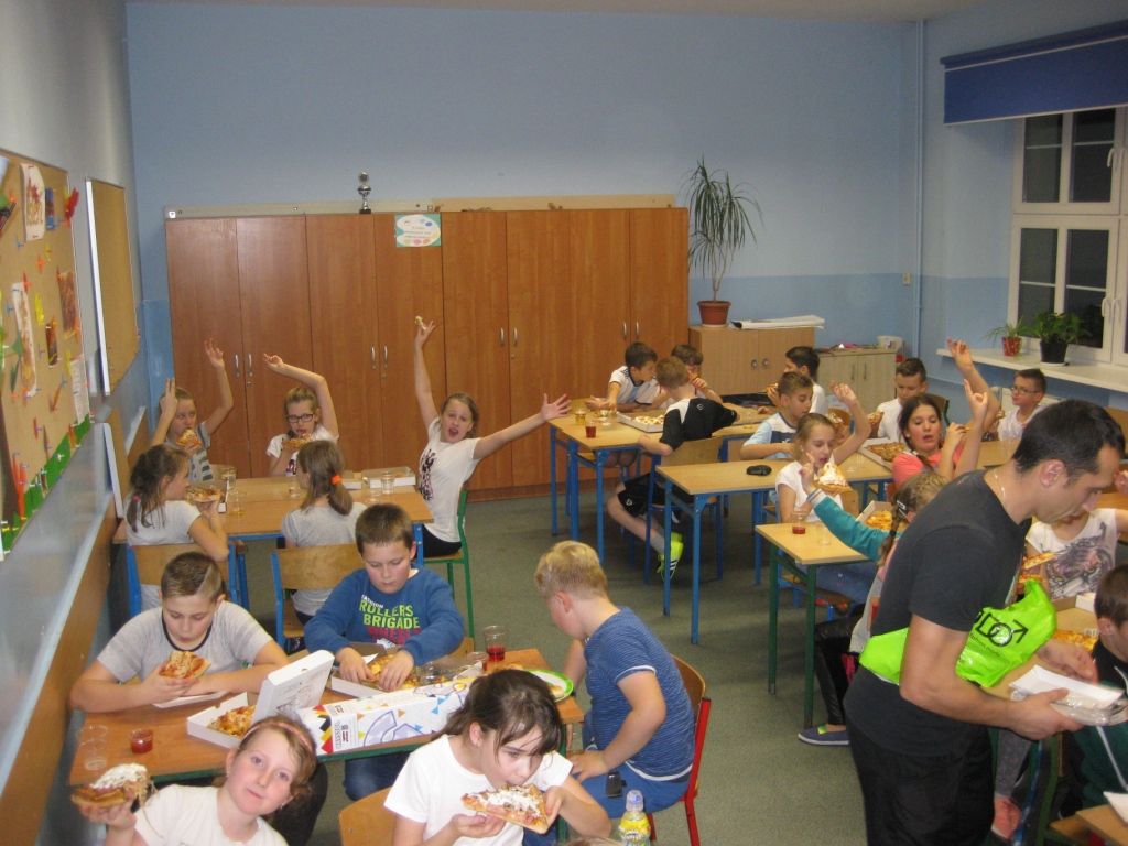 Akcja Noc w szkole - klasa 4 SP