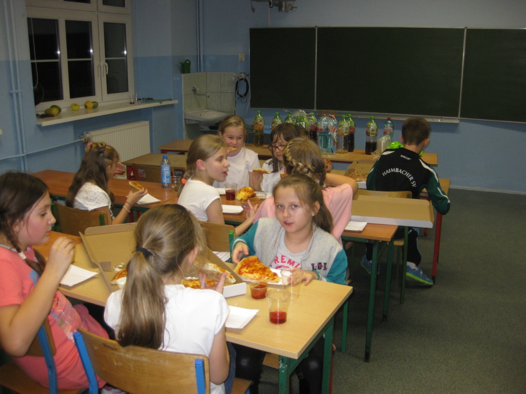 Akcja Noc w szkole - klasa 4 SP