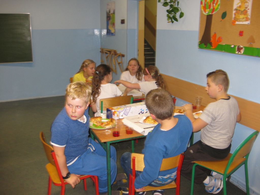 Akcja Noc w szkole - klasa 4 SP