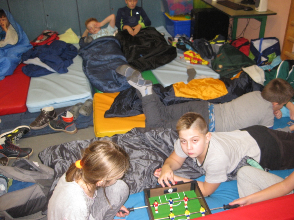Akcja Noc w szkole - klasa 4 SP