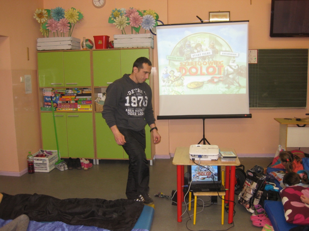 Akcja Noc w szkole - klasa 4 SP