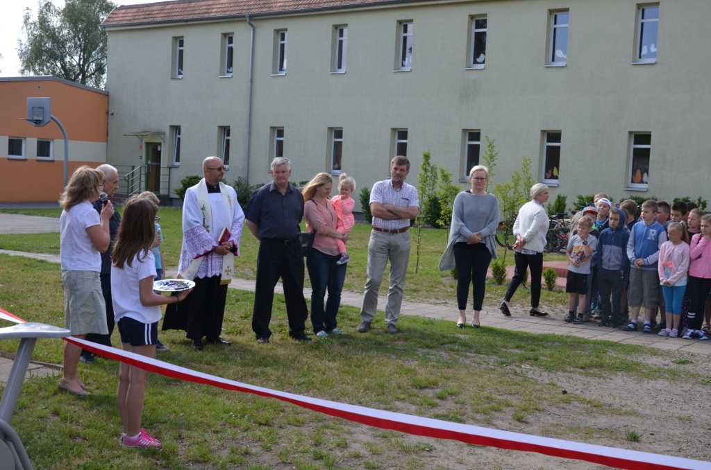 Otwarcie si�owni zewn�trznej przy naszej szkole