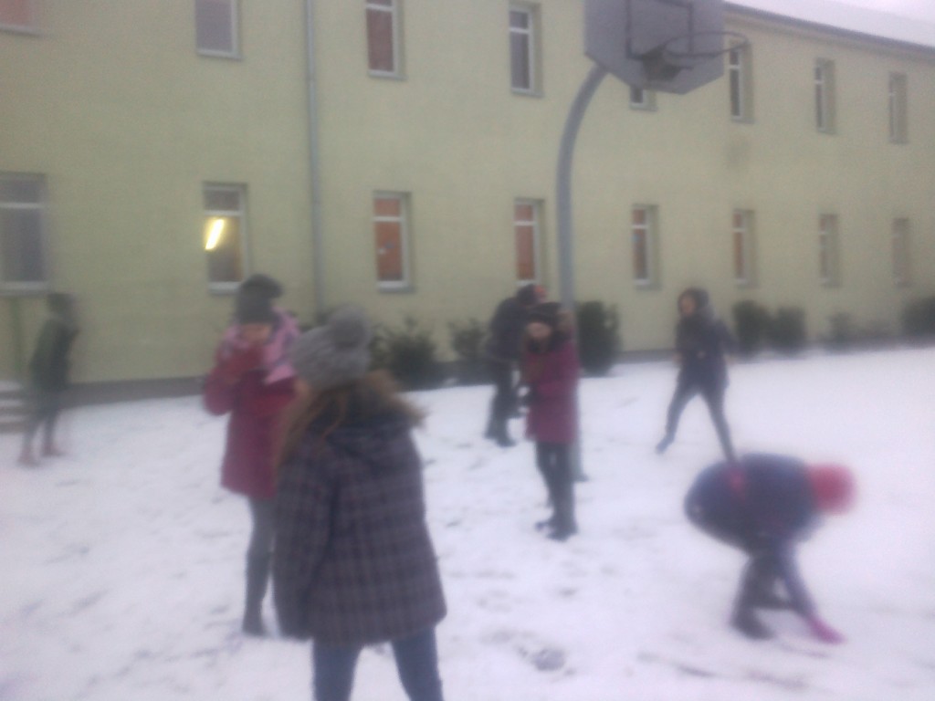 Zaj�cia rekreacyjne wychowania fizycznego na �niegu