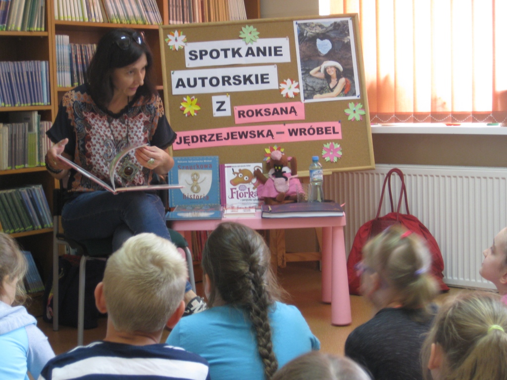 Spotkanie autorskie z pani� Roksan� J�drzejewsk�-Wr�bel