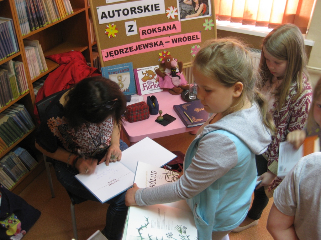 Spotkanie autorskie z pani� Roksan� J�drzejewsk�-Wr�bel