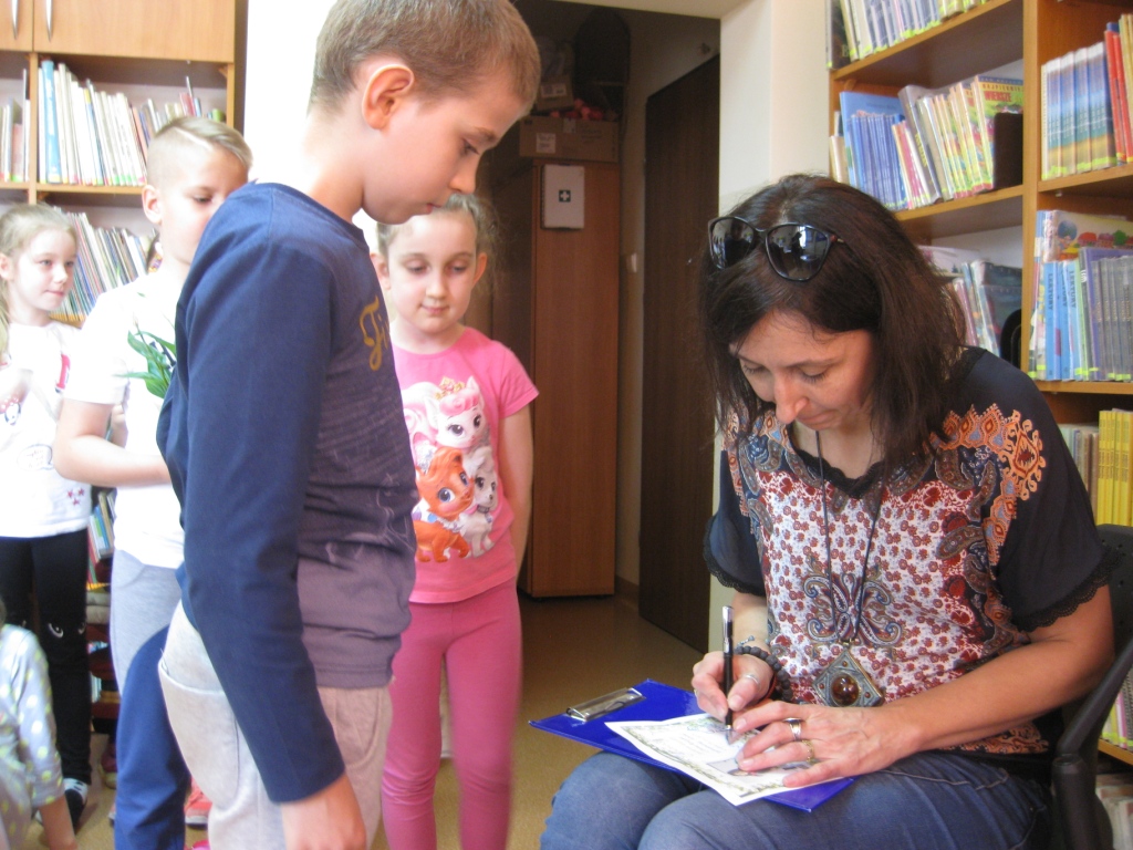 Spotkanie autorskie z pani� Roksan� J�drzejewsk�-Wr�bel