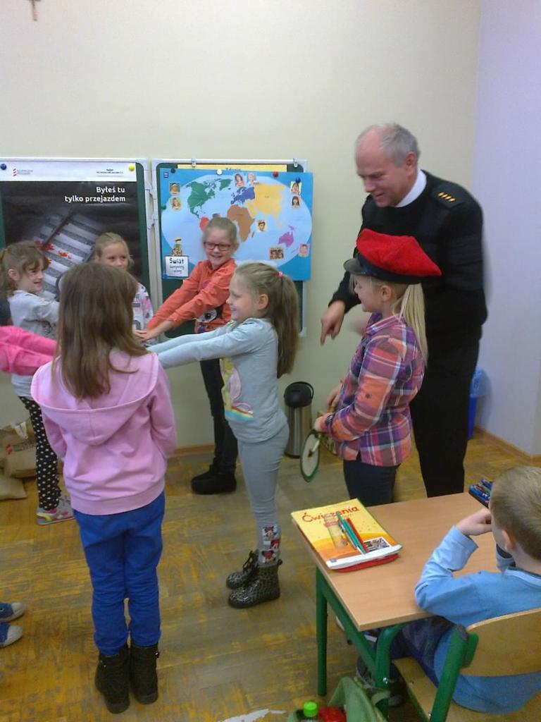 Spotkanie z przedstawicielami Stra�y Ochrony Kolei