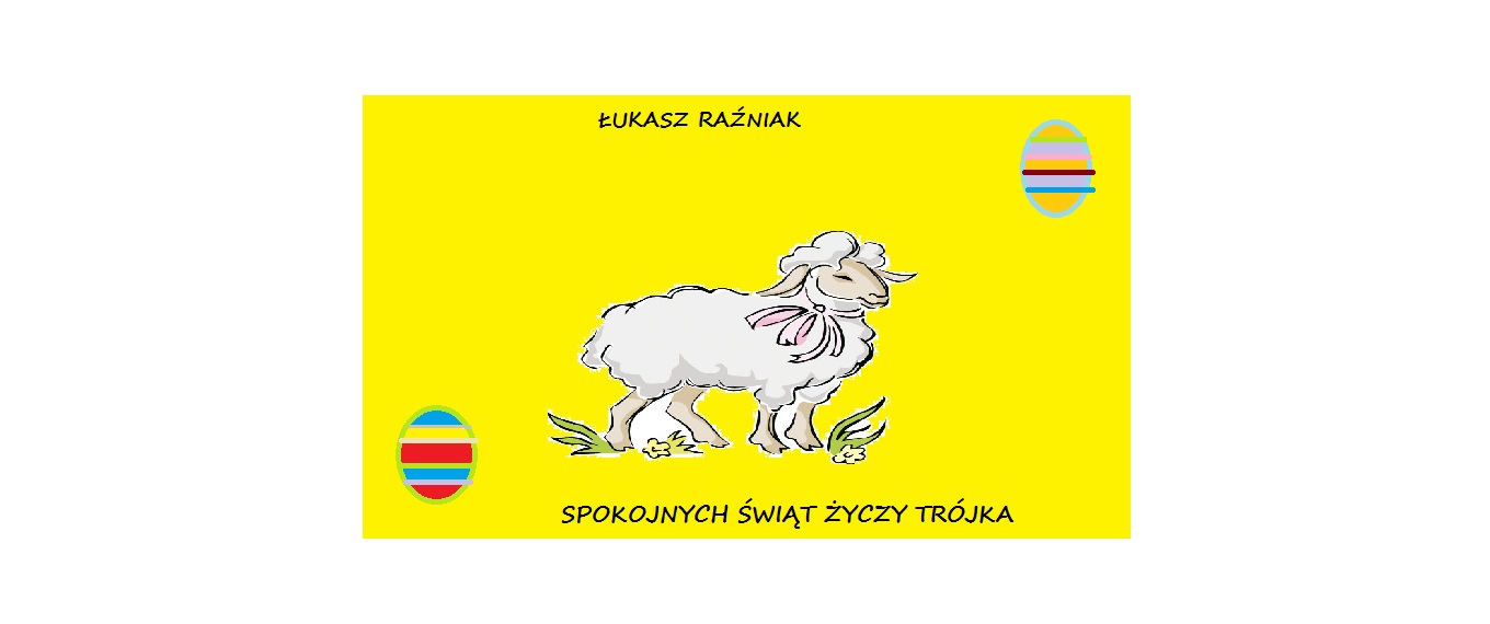 Kartka z �yczeniami na Weilkanoc 2017