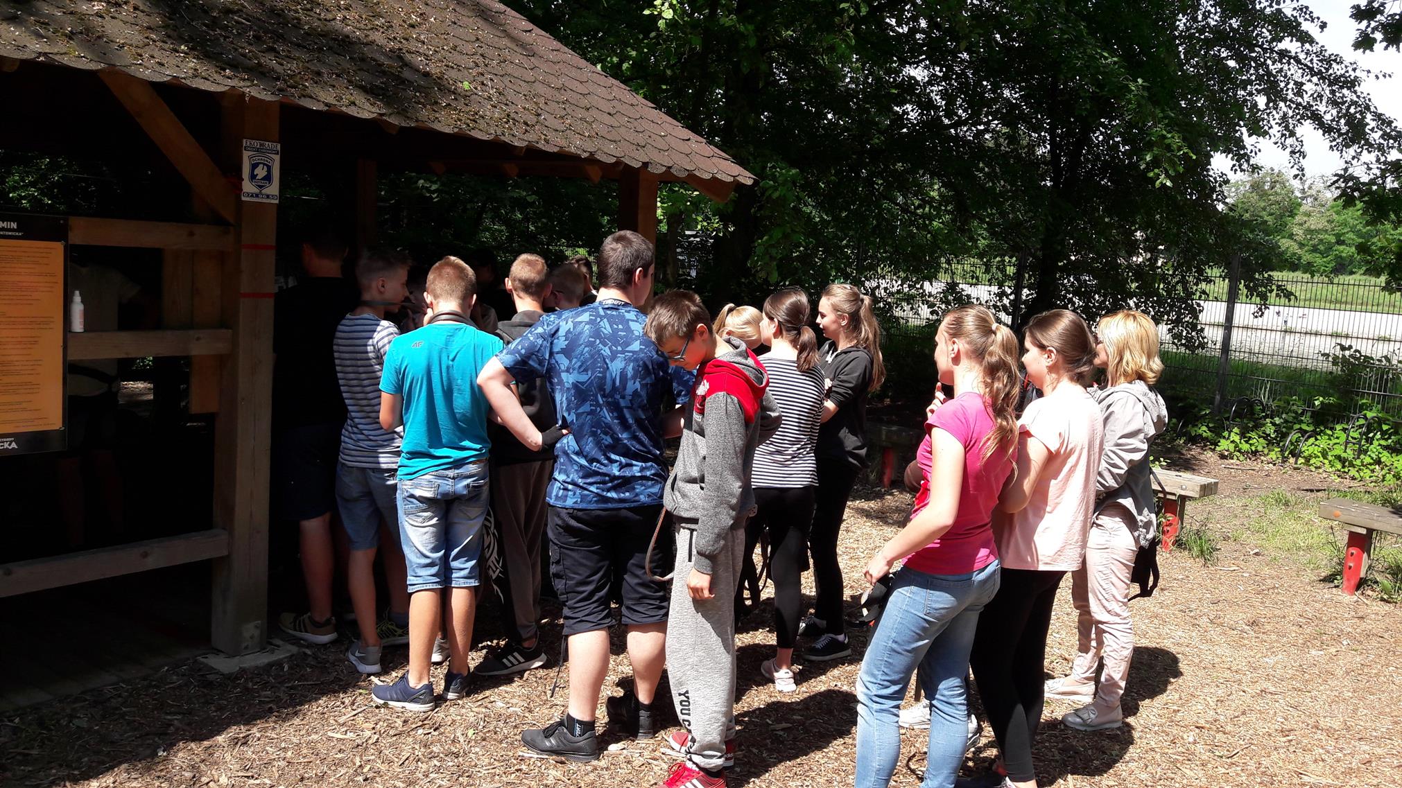 Wycieczka uczni�w klas I i II gimnazjum do Wroc�awia