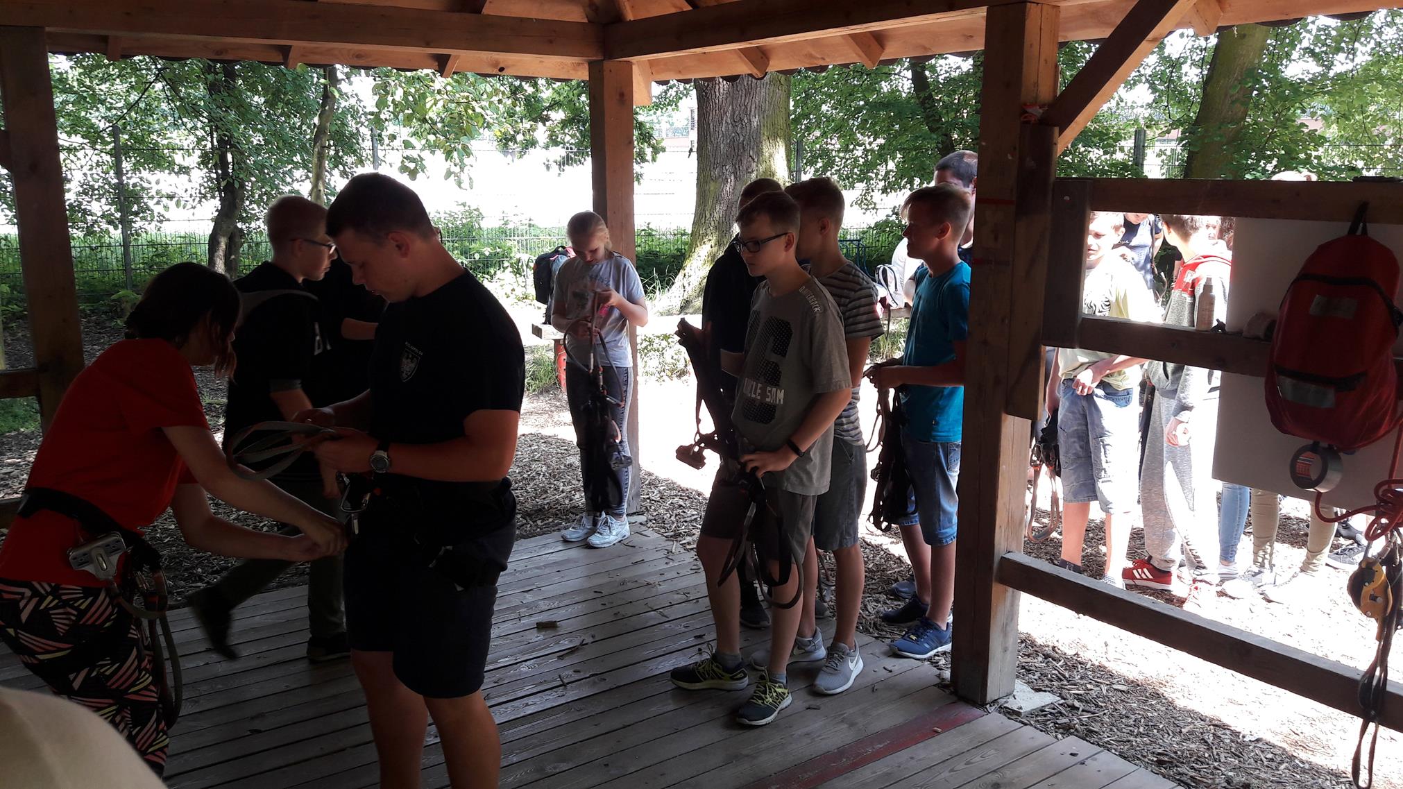Wycieczka uczni�w klas I i II gimnazjum do Wroc�awia