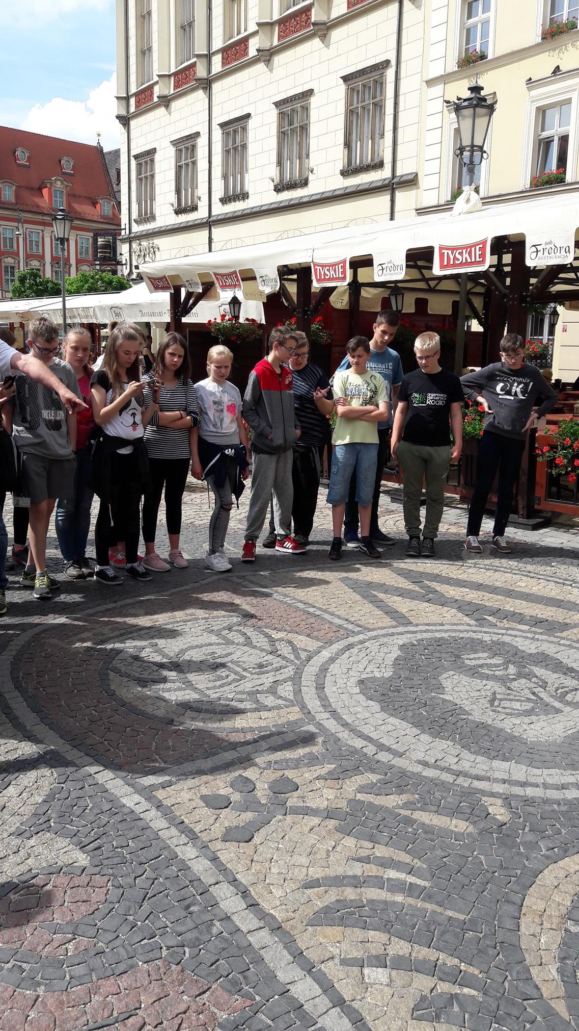 Wycieczka uczni�w klas I i II gimnazjum do Wroc�awia