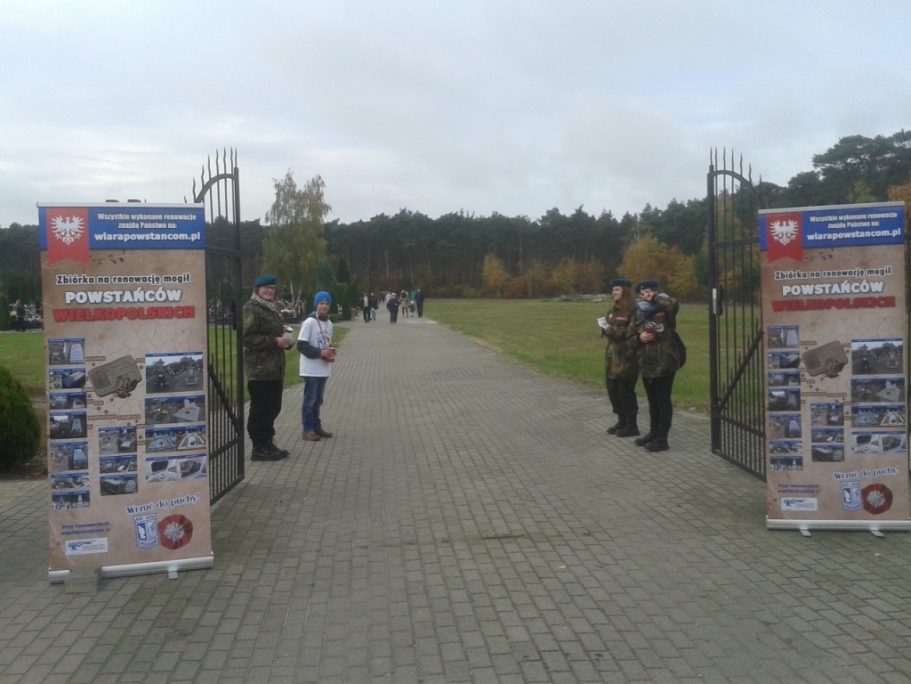 Zbi�rka na renowacj� mogi� powsta�c�w wielkopolskich 2016